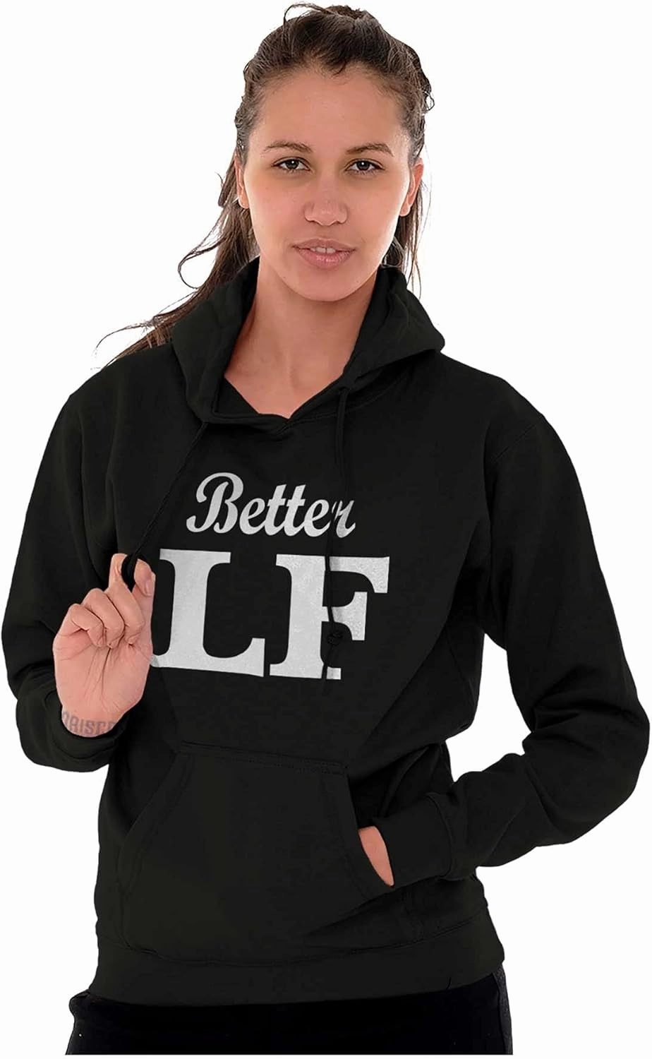 Brisco Brands My Better Half Cute Matching Couples Hoodie Sweatshirt Women Men