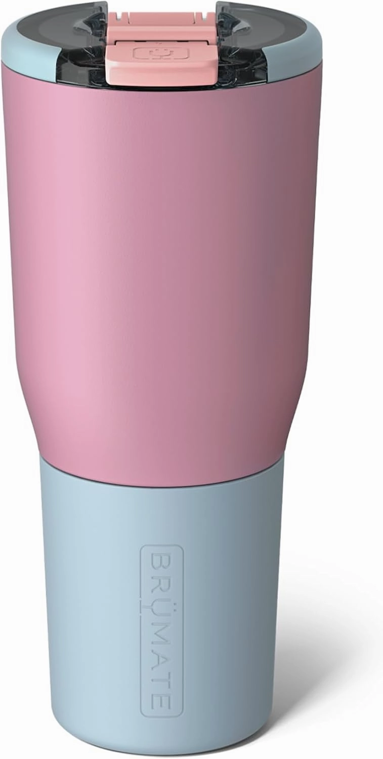 BrüMate Nav 35oz 100% Leak Proof Insulated Travel Tumbler with Magnetic BevLock™ Lid - Double Wall Cup-Holder Friendly Stainless Steel Mug (Eclipse)