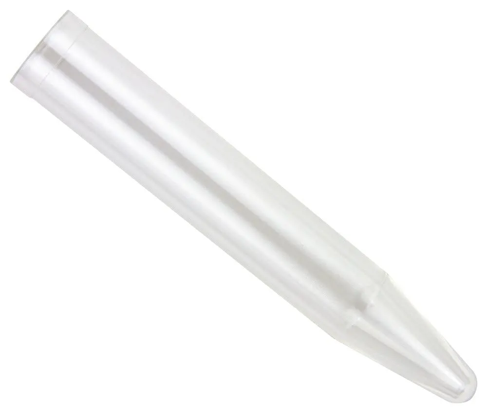 Caplugs Evergreen 214-2023-010 TTV Series - General Purpose Conical Bottom Test Tubes, 1000 Pack, Natural, Polystyrene, 12 x 75 mm, 4.5 mL, Organic Solvents & Non-Oxidizing Acids, Non-Sterile