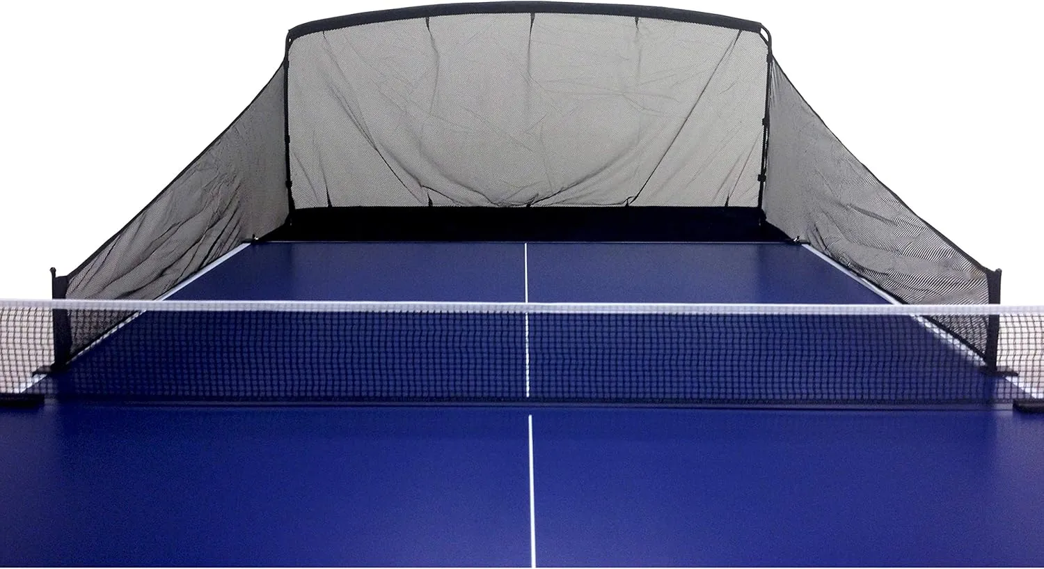 Carbon Fiber Table Tennis Ball Catch Net - Practice Net Attaches to Ping Pong Table for Ball Collection During Table Tennis Robot, Serve or Multi-Ball Training