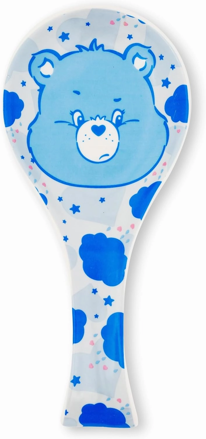 Care Bears Grumpy Bear Ceramic Spoon Rest Holder | Kitchen Organizer For Utensils To Keep Countertop Clean