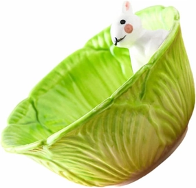 Cartoon Rabbit Ceramic Bowl for Tableware Oatmeal Salad Fruit Bowl Smooth Finish Design for Snack