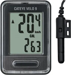 CAT EYE, Velo 9 Wired Bike Computer
