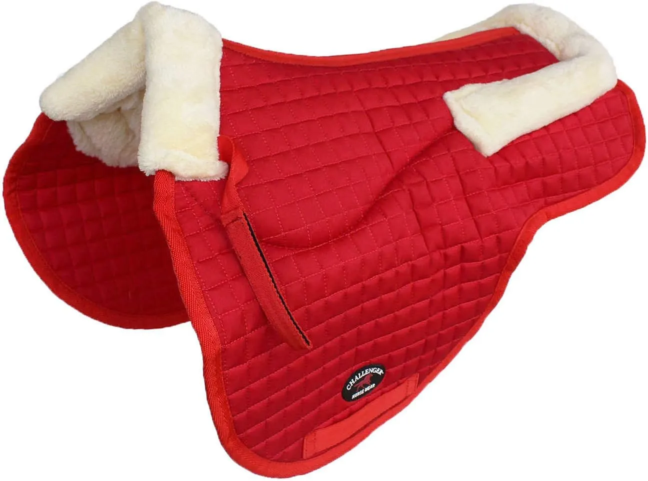 CHALLENGER Horse English Quilted Contour Fleece Padded Saddle Pad 72117-120