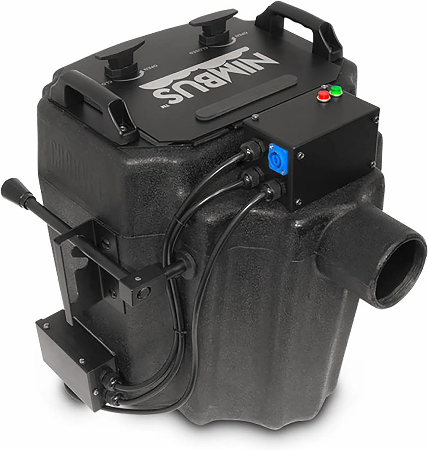 CHAUVET DJ Nimbus Dry Ice Machine Bundle with Gearlux DMX Cables and Austin Bazaar Polishing Cloth
