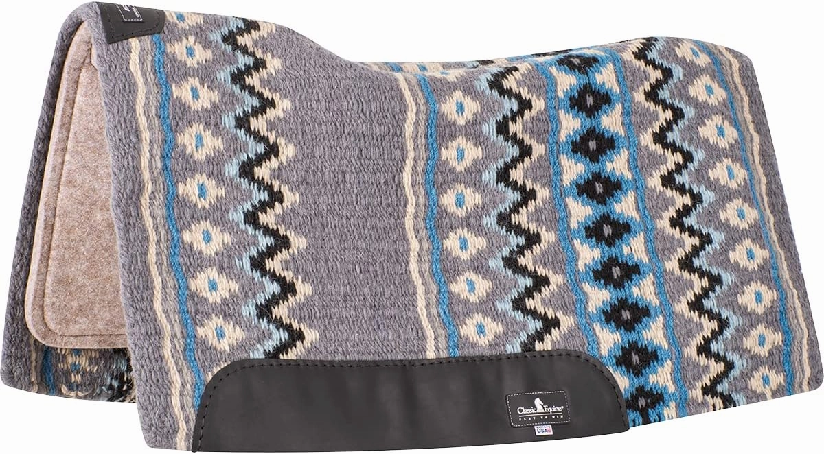 Classic Equine ESP Blanket Top 1 Inch Contoured Saddle Pad 34X38