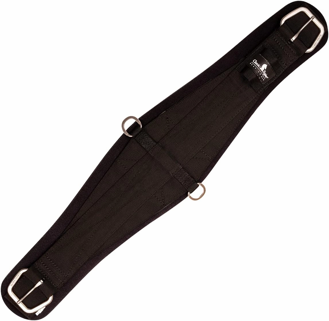 Classic Equine Neoprene Roper Cinch Black 34
