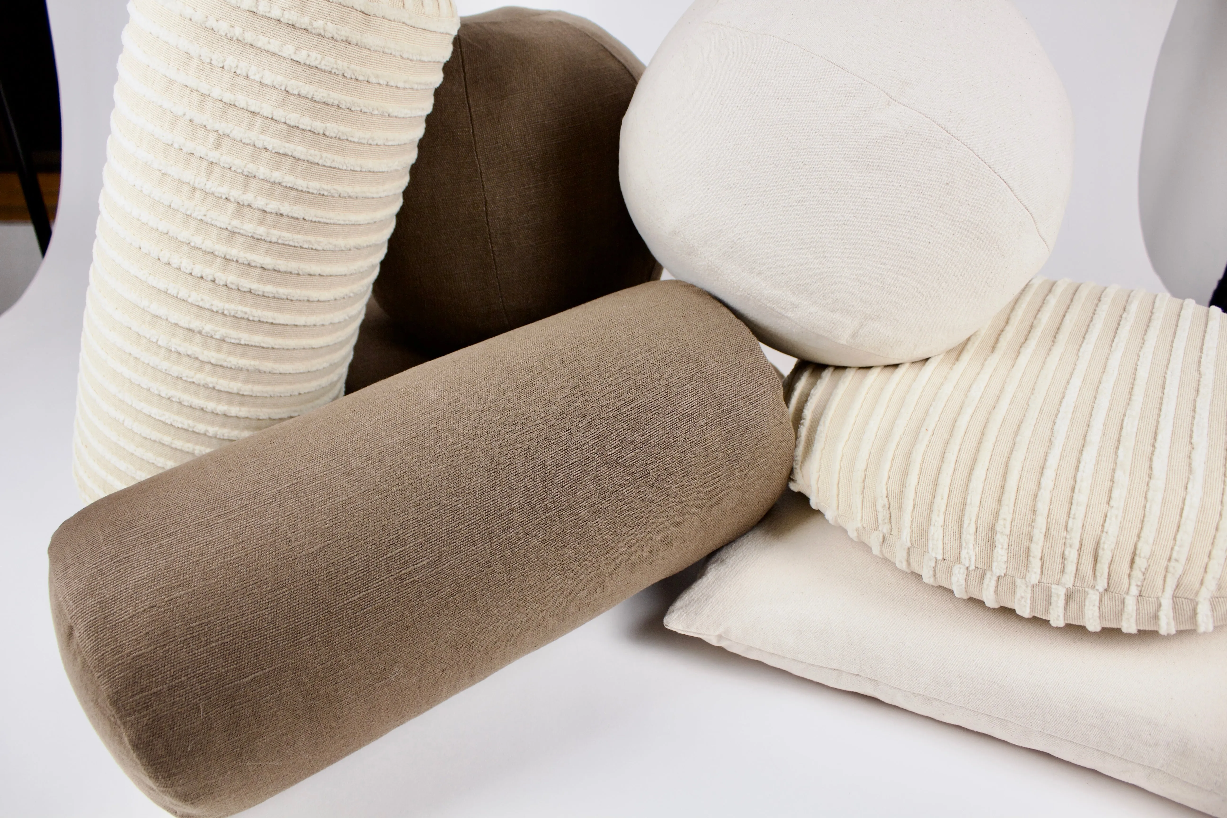 Coconut Husk Globe Cushion