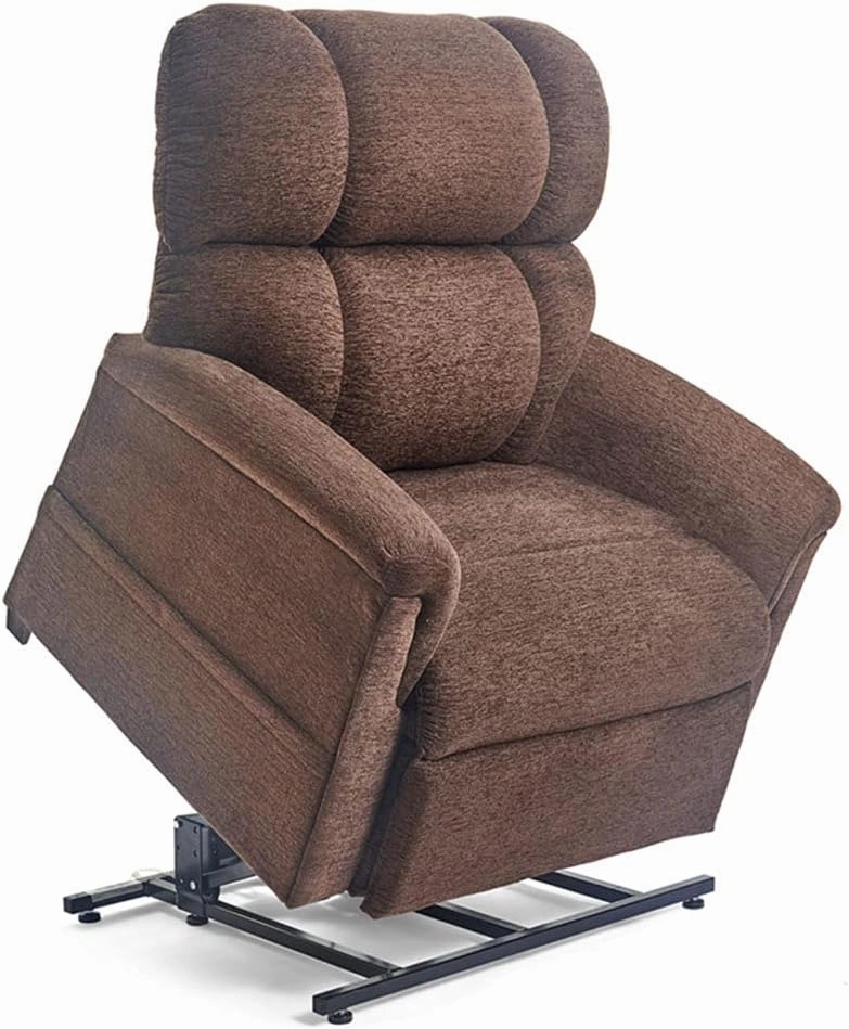 Comforter PR531-S23 Small 23 Wide Seat PR-531 375 lb. Weight Capacity Power Lift Chair Recliner - Bittersweet Dark Brown Fabric (Golden-PR531-S23-Hazelnut)