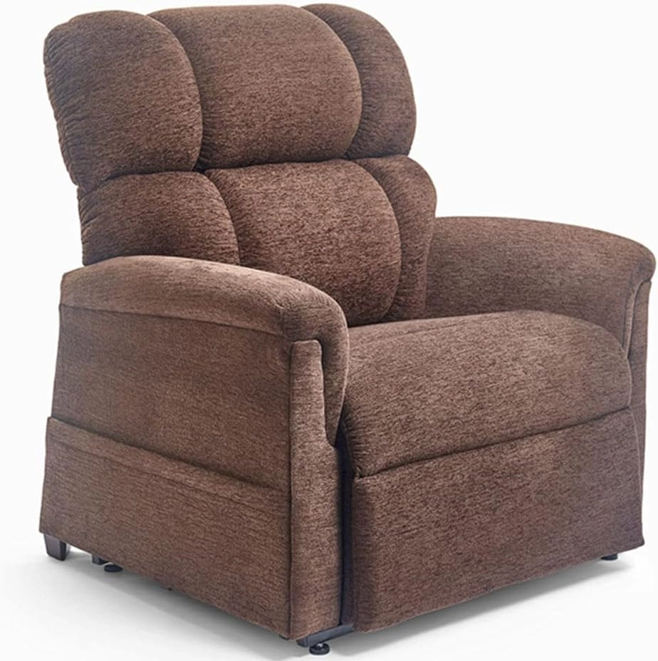 Comforter PR531-S23 Small 23 Wide Seat PR-531 375 lb. Weight Capacity Power Lift Chair Recliner - Bittersweet Dark Brown Fabric (Golden-PR531-S23-Hazelnut)