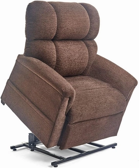 Comforter PR531-S23 Small 23 Wide Seat PR-531 375 lb. Weight Capacity Power Lift Chair Recliner - Bittersweet Dark Brown Fabric (Golden-PR531-S23-Hazelnut)