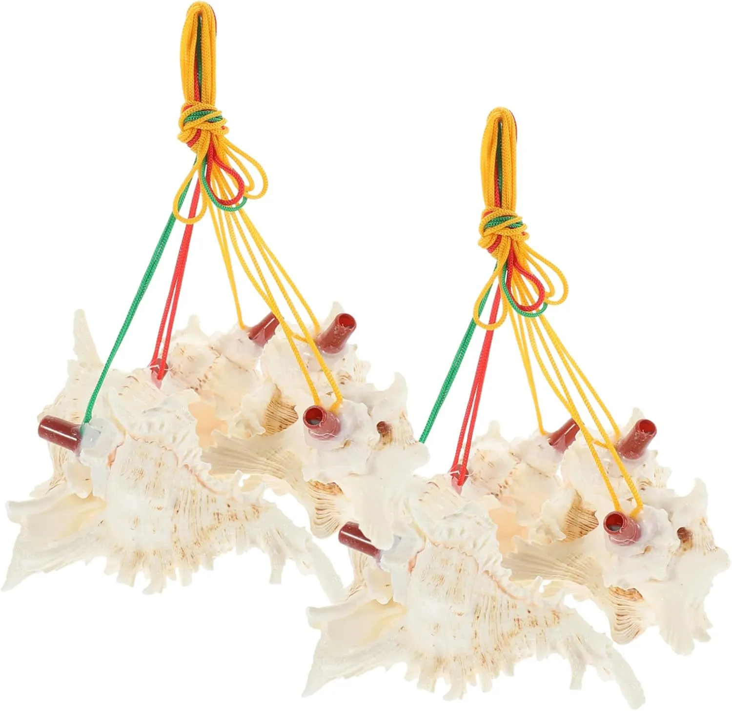 Conch Whistle Pendant Boys and Girls Music Toys Natural Shell Necklace for Toddlers Present