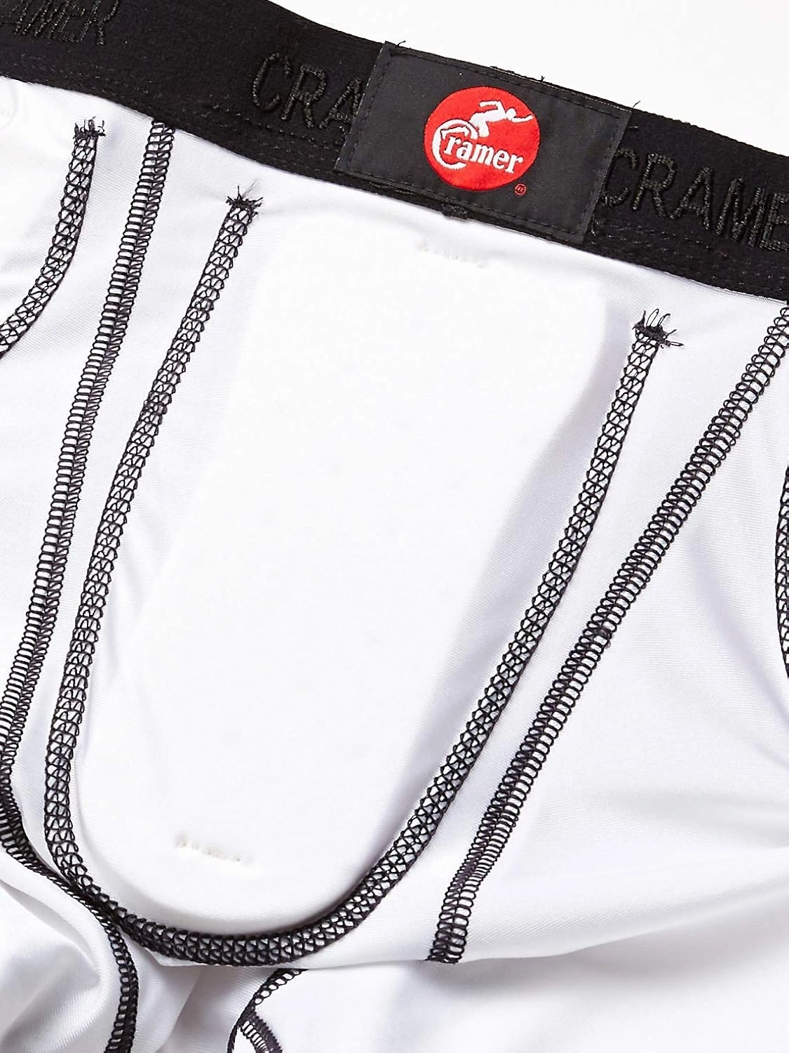 Cramer Classic 5-Pad Football Girdle with Hip, Tailbone and Thigh Pads, Integrated Girdle, Compression Football Gear, White, 2X-Large