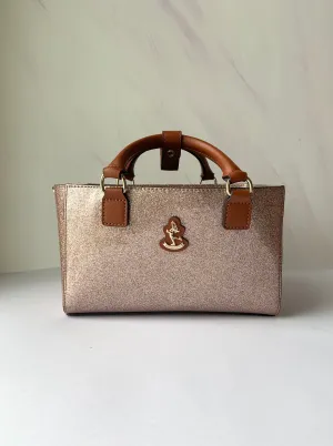 Cube Tote Bag SHINY, rose gold