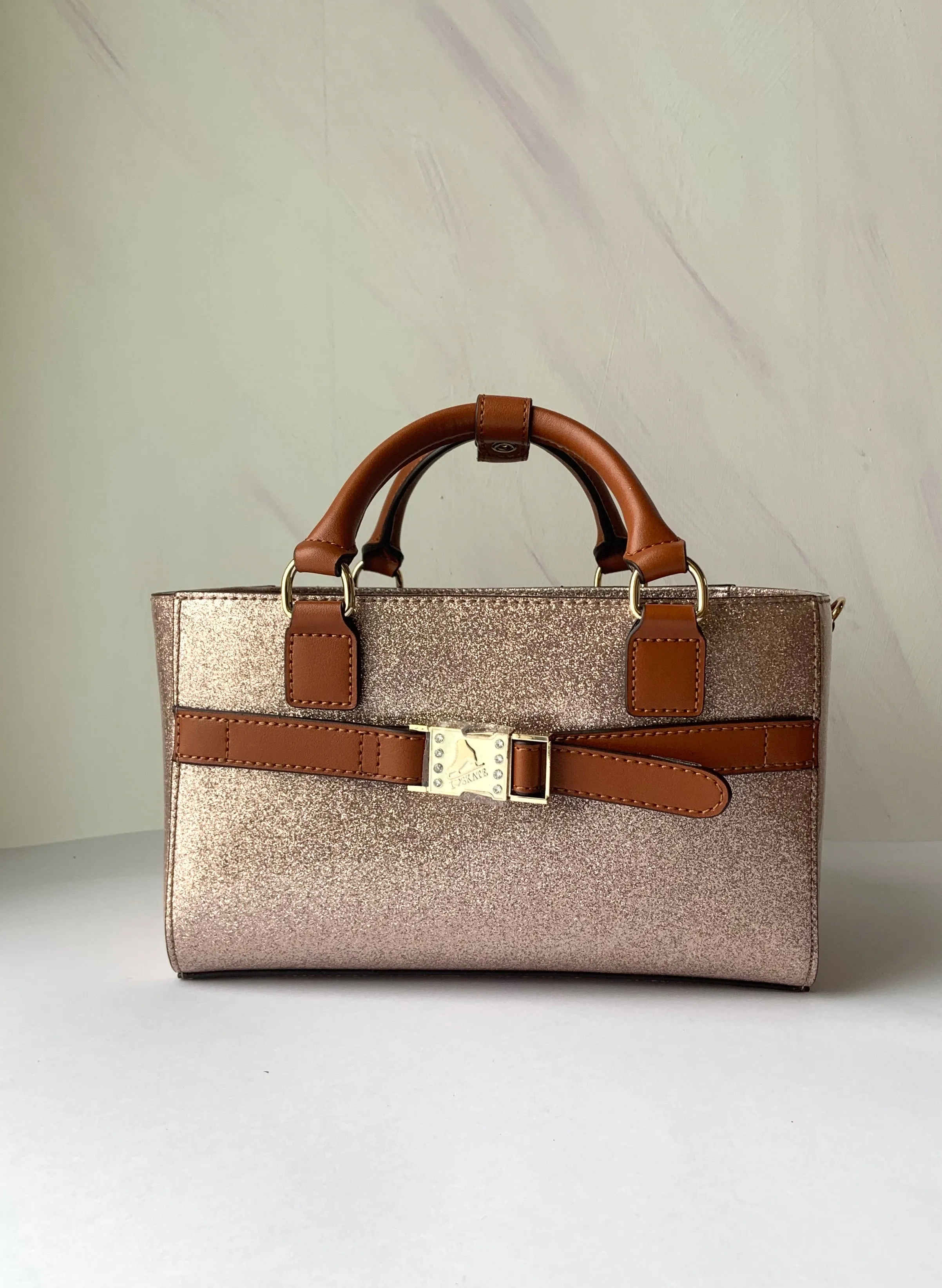 Cube Tote Bag SHINY, rose gold