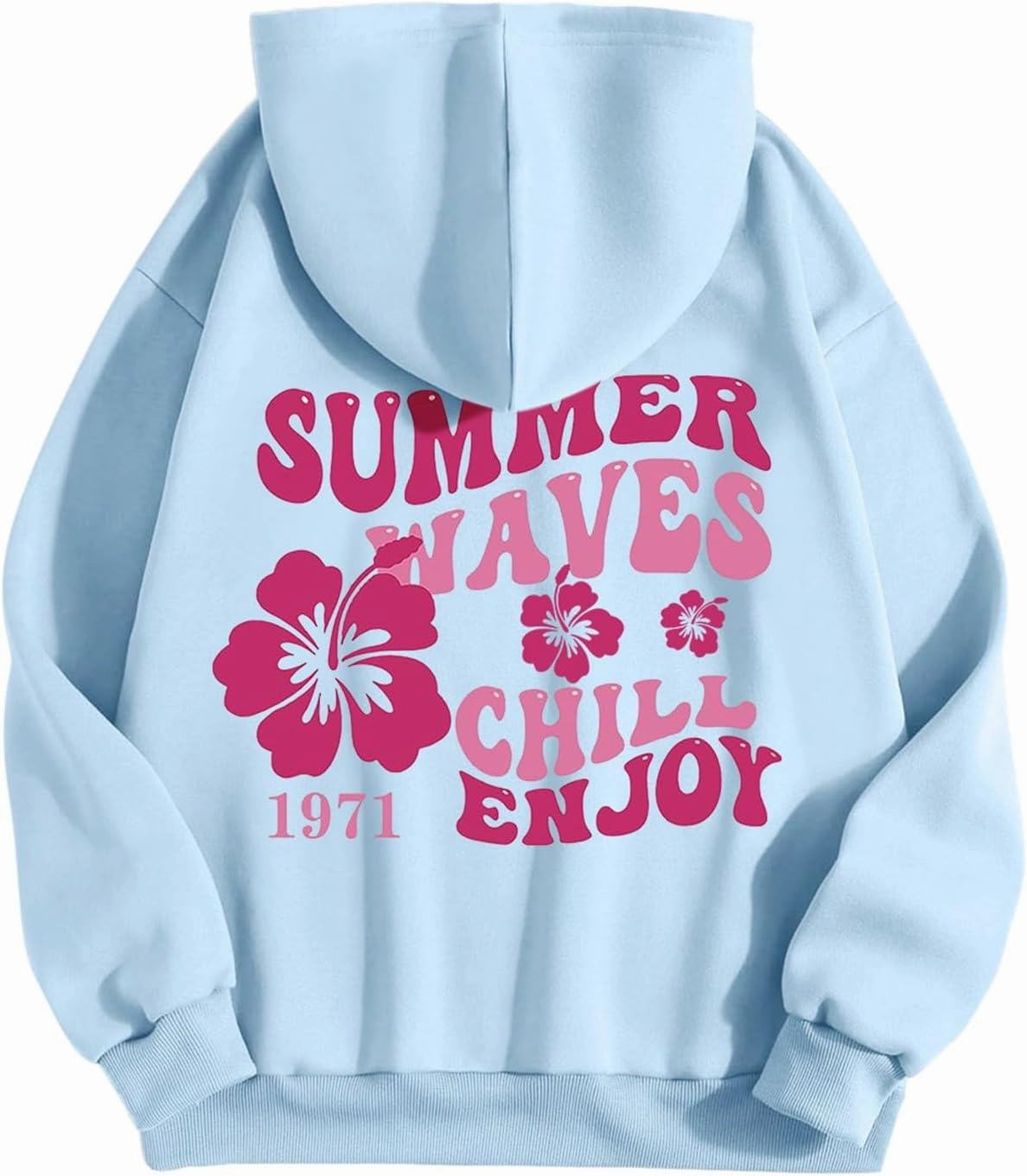 Cute Beach Sweatsuits Women 2 Piece Outfit Meet Me at The 1962 Pink Tree Graphic Hoodie with Sweatpants Cute Tracksuit
