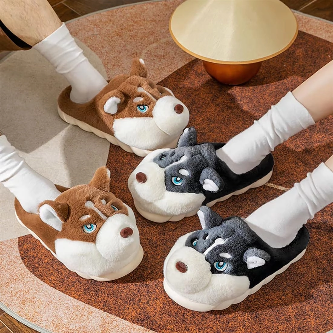 Cute Panda Slippers Cartoon Slippers Animal Slippers Winter Home Slippers