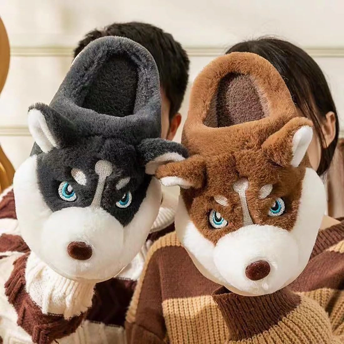 Cute Panda Slippers Cartoon Slippers Animal Slippers Winter Home Slippers