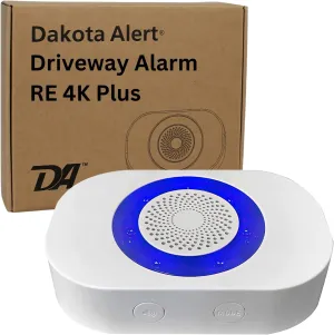 Dakota Alert Wireless Receiver- RE-4k Plus- Up to 1 Mile Operating Range - Compatible with All Dakota Alert 4000 Series Sensors: SBB-4000, DCHT-4000, DCMT-4000, DCPT-4000, and UT-4000 Transmitters