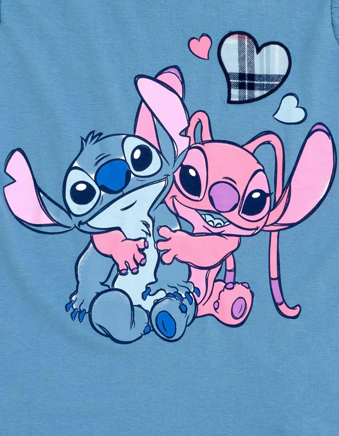 Disney Lilo & Stitch The Aristocats Minnie Mouse Girls T-Shirt and Plaid Skirt Toddler to Big Kid