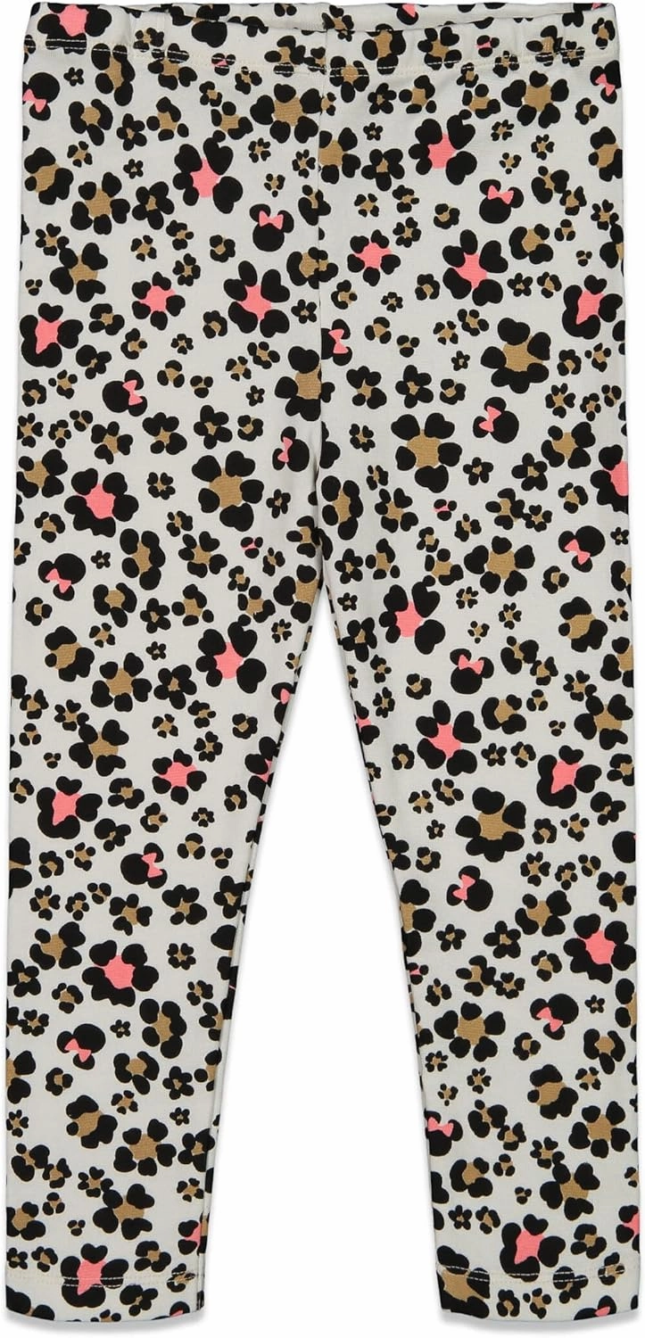 Disney Minnie Mouse T-Shirt and Leggings Outfit Set Infant to Big Kid Sizes (12 Months - 14-16)