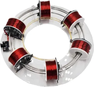 DIY Electromagnetic Cyclotron, Four Coils Circular Accelerator Model for Physics Experiments, Science Education & Teaching Aids