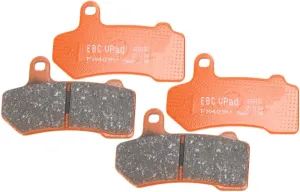 EBC Brakes EBPCK2013 Front Semi-Sintered V-Pads Brake Pad Change Kit