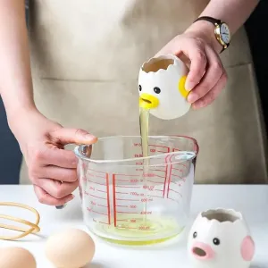 Egg White Separator Cute Cartoon Model Kitchen Tool