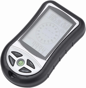 Electronic , Easy Carry Digital Altimeter Black with Rope for Outdoor Sports Enthusiasts for Hiking