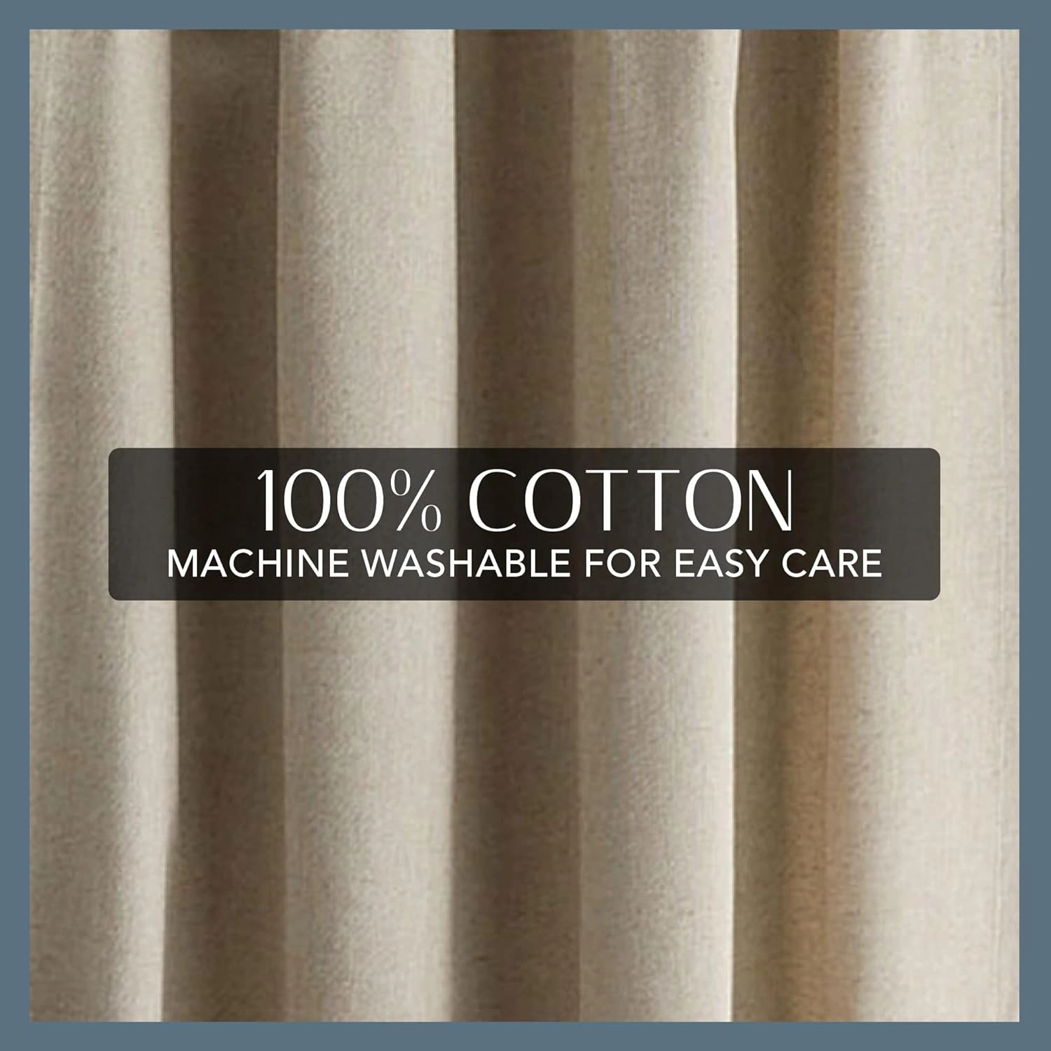 Elrene Home Fashions Tucker Button Solid Window Valance for Kitchen or Bathroom, 60 Inches by 15 Inches, Linen, 1 Valance