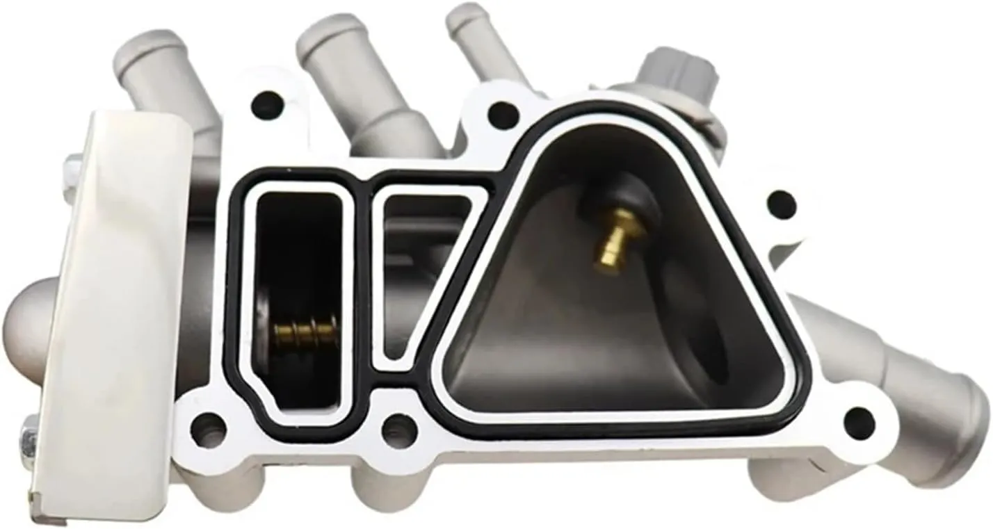Engine Thermostat Housing With Sensor 1149617 2S6G-9K478-A2B Compatible With Fiesta Courier 1.6L 2003 2005-2012 2S6G9K478A2B