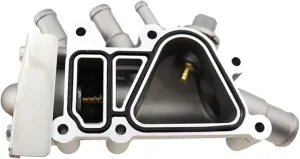 Engine Thermostat Housing With Sensor 1149617 2S6G-9K478-A2B Compatible With Fiesta Courier 1.6L 2003 2005-2012 2S6G9K478A2B