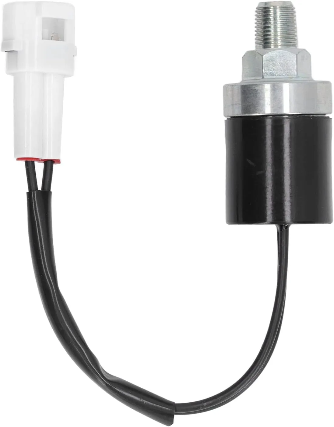 Excavator Hydraulic Sensor, 2 Pin Stainless Steel Industrial Hydraulic Sensor Replacement for Kobelco