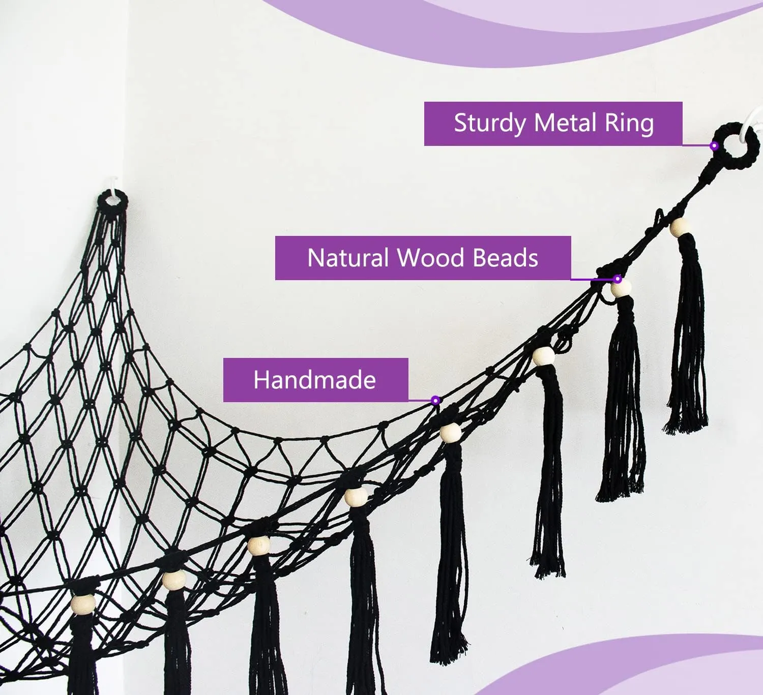Exercise Ball Holder Yoga Ball Rack Corner Hanging Storage Net or Hammock for Fitness Ball Balance Ball Organizer Pregnancy Stability Ball Swiss Balance Ball for Yoga Studio and Gym