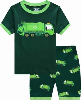 Family Feeling Boys Summer Pajamas Sets Short 100% Cotton Pjs