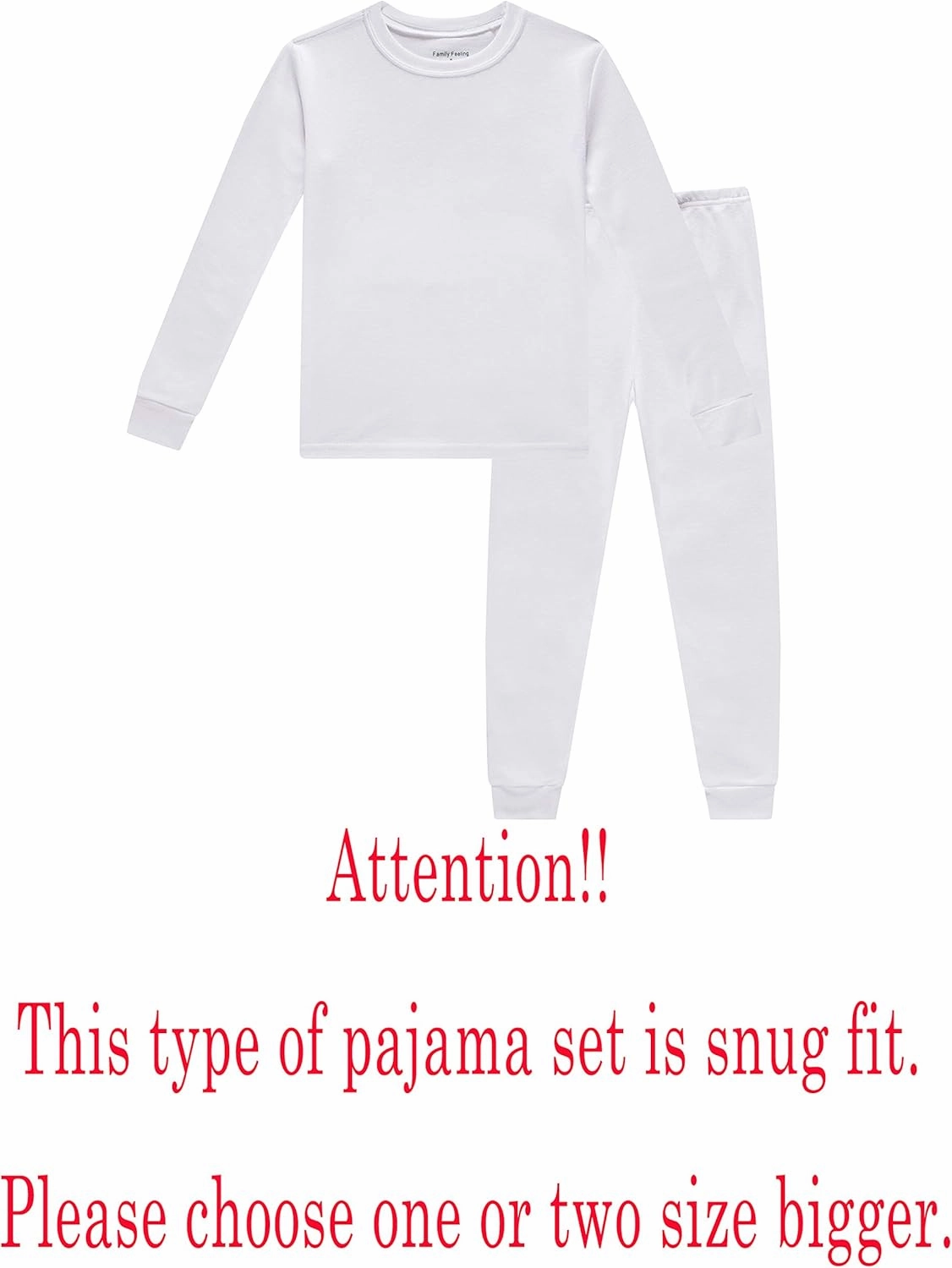 Family Feeling Little Big Boy Pajamas Sets 100% Cotton Pjs Kids Jammies