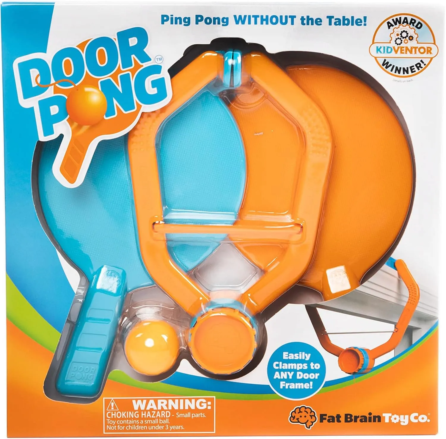 Fat Brain Toys Door Pong - Ping Pong Without The Table! Active Game for Ages 6 
