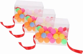 FAVOMOTO 3 Sets Interactive Wedding Party Fun Engaging Indoor Activity for Bachelorette Bridal Showers Unique Group Challenge with Pong Balls