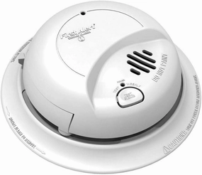 First Alert 9120B Smoke Detector, Hardwired Alarm with Battery Backup, 6-Pack