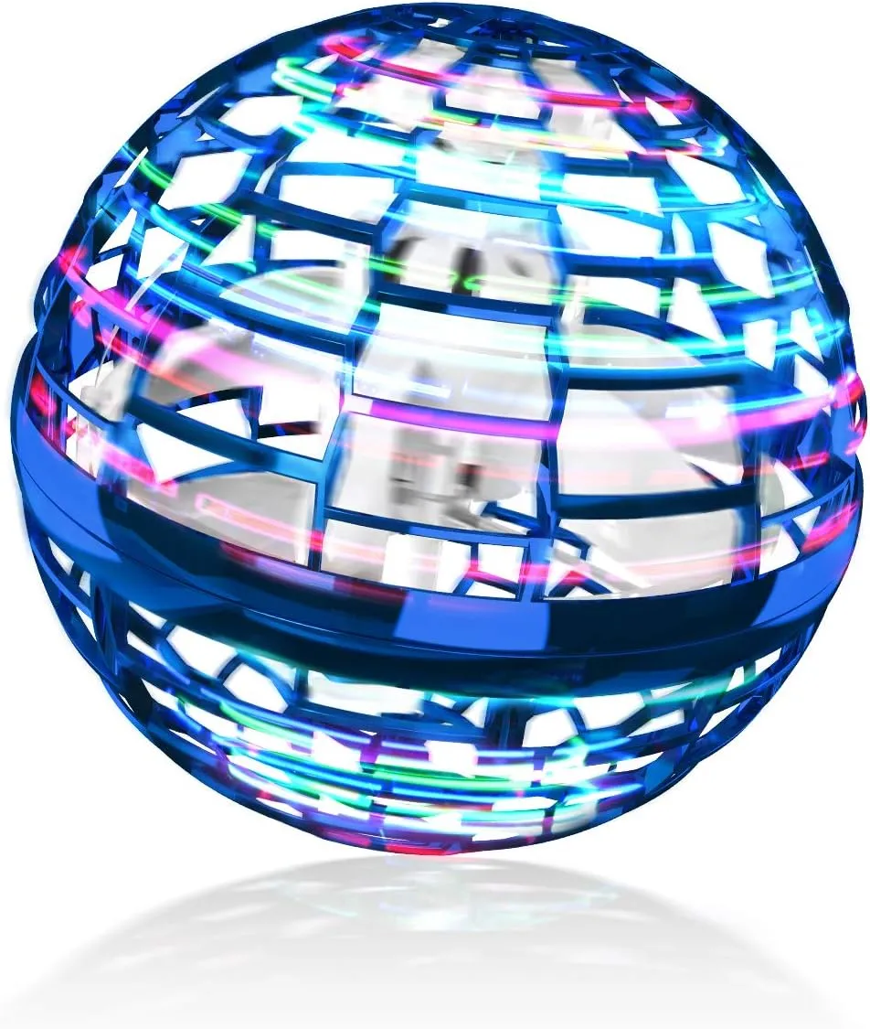 Flying Orb Ball 2023 Upgraded Toys, Hover Ball Hand Controlled Boomerang Flying Cosmic Spinner Magic Ball With RGB Lights, Galactic Fidget Spinner, Drone Orbit Cool Toy Gift for 6 7 8  Year Old Kids