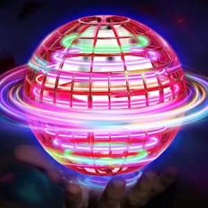 Flying Orb Ball, Flying Spinner Mini Drone Hover Ball Cosmic Globe, Flare Effect Floating Boomerang Ball, Galaxy Ball Levitating Fly Orb Magic UFO Toy, Cool Stuff Gift For 6  Kids Teens Indoor Outdoor