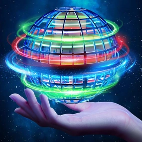 Flying Orb Ball Toys 2024, Soaring Hover Boomerang Spinner Hand Controlled Mini Drone Cosmic Globe Spinning Kids Adults Outdoor Fly Toy Birthday Gift Cool for Boys Girls 6 7 8 9 10 11 12 Year(Blue)