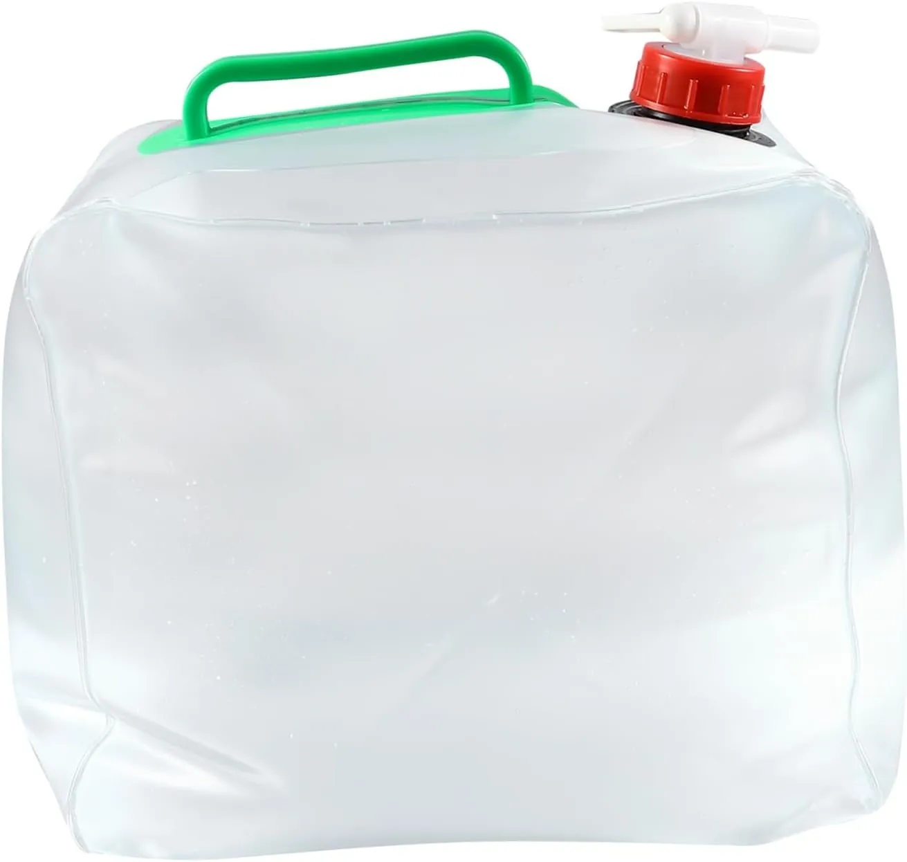 Foldable Hydration Bag Stackable Water Container Outdoor Camping Emergency Water Storage Compact Size