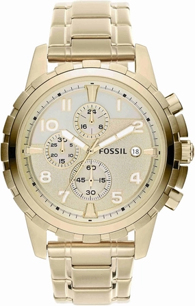 Fossil Men's Dean Quartz Stainless Steel Chronograph Watch
