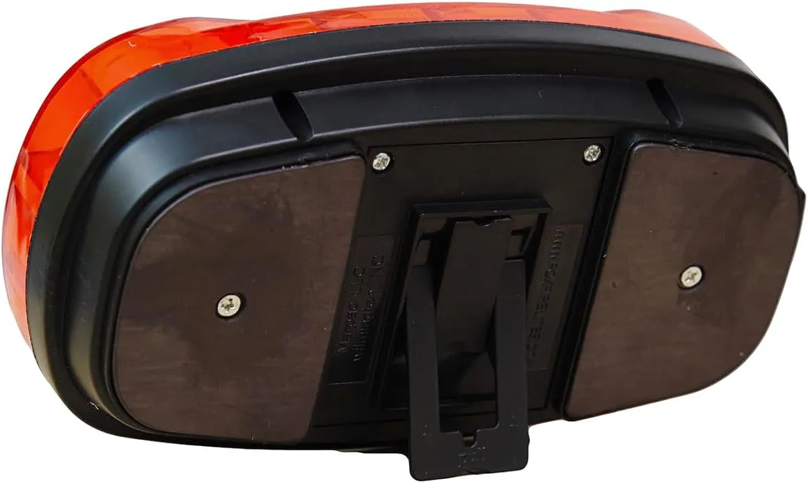 FOXFIRE Safety Lites FL263 Large LED Signal Light for Utility Vehicles, Traffic Control, Oversized Loads, Work Zone Safety, Warehouse & Factory Safety (Amber)