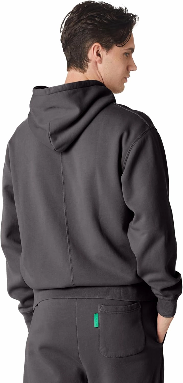 Future Planet Mens Globe Premium Fleece Lined Soft Cotton Pullover Hoodie Sweatshirt Loose Fit