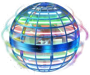 Galaxy Ball Toy Flying Orb 2025 Space Ball Motorized Flying Spinner Drones for Kids LED Light Up Glow Fidget Toys for Boys Boomerang for Kids Indoor Outdoor Fun