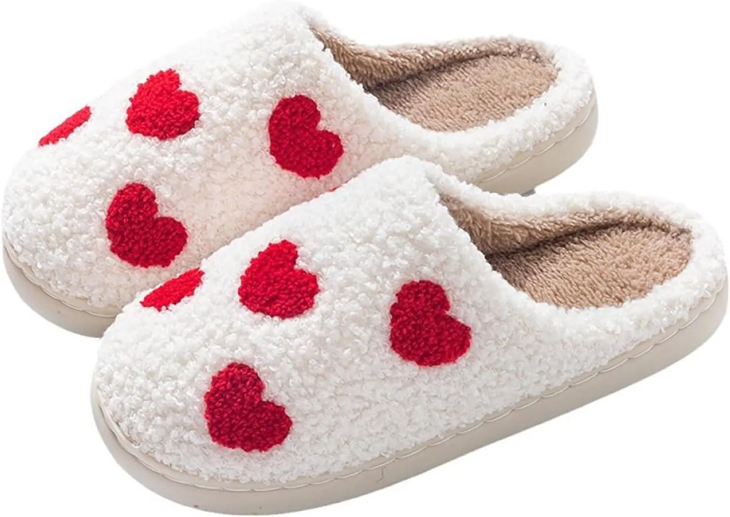 Gaolinci Cute Strawberry Slippers, Home Linen Slippers for Women