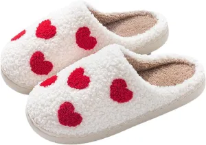 Gaolinci Cute Strawberry Slippers, Home Linen Slippers for Women