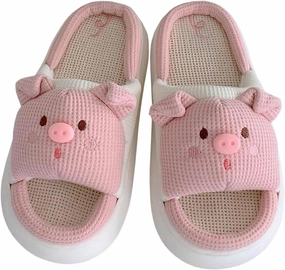 Gaolinci Pig Slippers, Cozy Home Slippers for Women